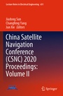 Cover: China Satellite Navigation Conference (CSNC) 2020 Proceedings: Volume II - Springer
