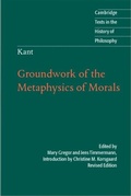 Cover: Kant: Groundwork of the Metaphysics of Morals - Cambridge University Press