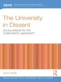 Cover: The University in Dissent - Routledge