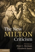 Cover: The New Milton Criticism - Cambridge University Press