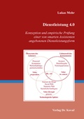 Cover: Dienstleistung 4.0 - Kovac, Dr. Verlag