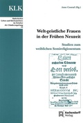 Cover: Welt-geistliche Frauen in der Fr&uuml;hen Neuzeit - Aschendorff