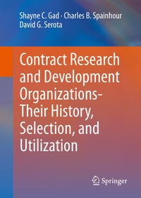 Abbildung von: Contract Research and Development Organizations-Their History, Selection, and Utilization - Springer