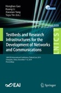 Cover: Testbeds and Research Infrastructures for the Development of Networks and Communications - Springer