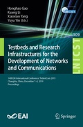 Cover: Testbeds and Research Infrastructures for the Development of Networks and Communications - Springer