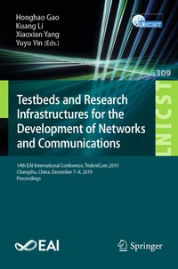 Abbildung von: Testbeds and Research Infrastructures for the Development of Networks and Communications - Springer