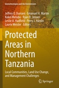 Cover: Protected Areas in Northern Tanzania - Springer