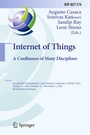 Cover: Internet of Things. A Confluence of Many Disciplines - Springer