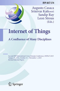 Enlarge image Cover: Internet of Things. A Confluence of Many Disciplines - Springer