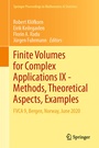 Cover: Finite Volumes for Complex Applications IX - Methods, Theoretical Aspects, Examples - Springer