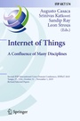 Cover: Internet of Things. A Confluence of Many Disciplines - Springer
