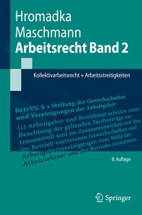 Abbildung von: Arbeitsrecht Band 2 - Springer