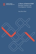 Cover: A Theory of Indexical Shift - MIT Press