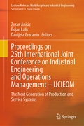 Cover: Proceedings on 25th International Joint Conference on Industrial Engineering and Operations Management - IJCIEOM - Springer