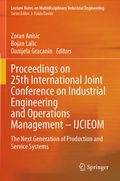 Cover: Proceedings on 25th International Joint Conference on Industrial Engineering and Operations Management - IJCIEOM - Springer