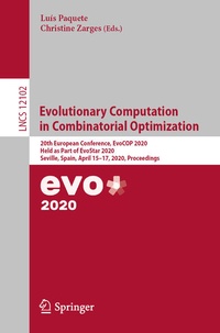 Enlarge image Cover: Evolutionary Computation in Combinatorial Optimization - Springer