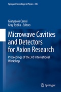 Bild: Microwave Cavities and Detectors for Axion Research - Springer
