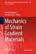 Cover: Mechanics of Strain Gradient Materials - Springer