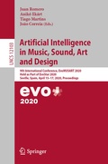Cover: Artificial Intelligence in Music, Sound, Art and Design - Springer