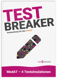 Abbildung von: MedAT: VIER Testsimulationen inkl. MedAT-H- und MedAT-Z-LIVE-Simulation, Medizin-Aufnahmetest | - MEDBREAKER