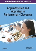 Cover: Argumentation and Appraisal in Parliamentary Discourse - IGI Global