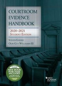 Abbildung von: Courtroom Evidence Handbook, 2020-2021 Student Edition - West Academic Press