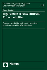 Abbildung von: Ergänzende Schutzzertifikate für Arzneimittel - Nomos