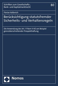 Abbildung von: Berücksichtigung statutsfremder Sicherheits- und Verhaltensregeln - Nomos