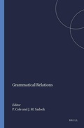 Cover: Grammatical Relations - Brill