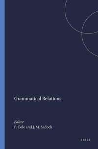 Enlarge image Cover: Grammatical Relations - Brill