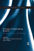 Cover: Principles of Cyberbullying Research - Routledge