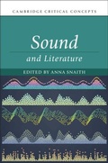 Cover: Sound and Literature - Cambridge University Press