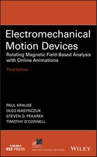 Enlarge image Cover: Electromechanical Motion Devices - Wiley