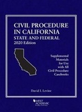Abbildung von: Civil Procedure in California - West Academic Press