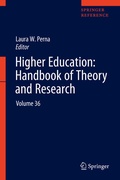 Cover: Higher Education: Handbook of Theory and Research - Springer