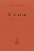 Cover: Scholion 11/2019 - Colmena Verlag