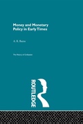 Cover: Money and Monetary Policy in Early Times (Pb Direct) - Routledge