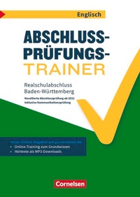 Abbildung von: Abschlussprüfungstrainer Englisch - Baden-Württemberg - 10. Schuljahr - Cornelsen Verlag