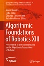Cover: Algorithmic Foundations of Robotics XIII - Springer