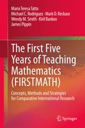 Cover: The First Five Years of Teaching Mathematics (FIRSTMATH) - Springer