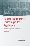 Cover: Handbuch Qualitative Forschung in der Psychologie - Springer