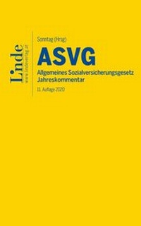 Abbildung von: ASVG | Allgemeines Sozialversicherungsgesetz 2020 - Linde