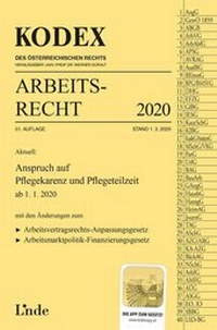Abbildung von: KODEX Arbeitsrecht 2020 - Linde