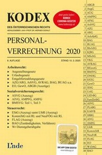 Abbildung von: KODEX Personalverrechnung 2020 - Linde