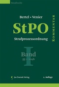 Cover: StPO - Strafprozessordnung, Band I - Jan Sramek Verlag KG