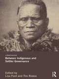 Cover: Between Indigenous and Settler Governance - Routledge