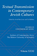 Cover: Textual Transmission in Contemporary Jewish Cultures - OUP eBook