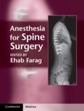 Cover: Anesthesia for Spine Surgery - Cambridge University Press