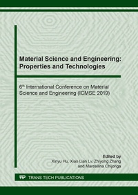 Enlarge image Cover: Material Science and Engineering: Properties and Technologies - Trans Tech Publications Ltd