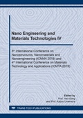 Cover: Nano Engineering and Materials Technologies IV - Trans Tech Publications Ltd